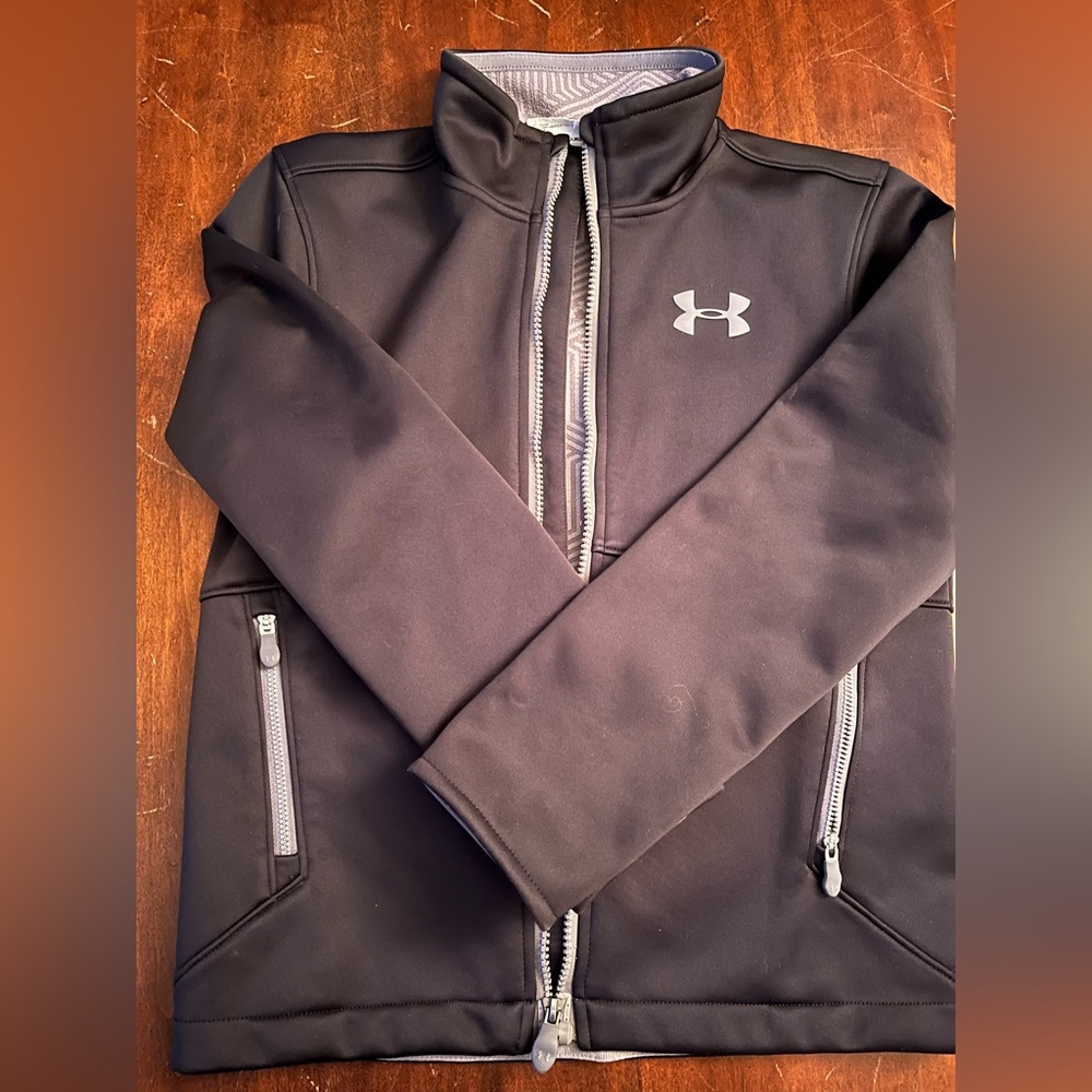 Black Under Armour Storm Cold Gear Jacket - Youth Medium